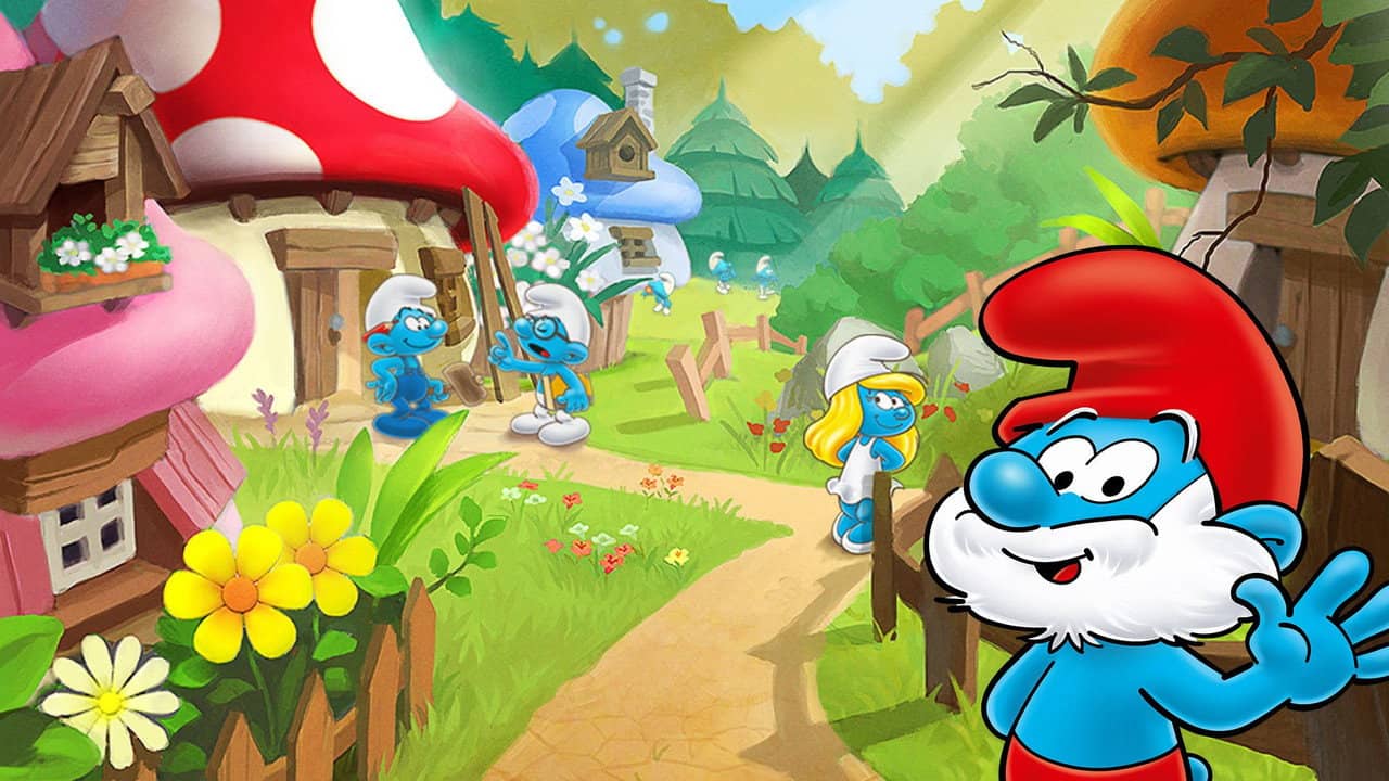 The Adventures of the Smurfs backdrop