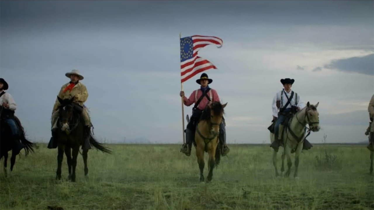 Battle of Little Bighorn backdrop