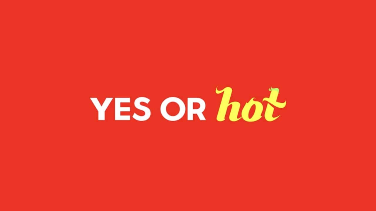 Yes or Hot backdrop