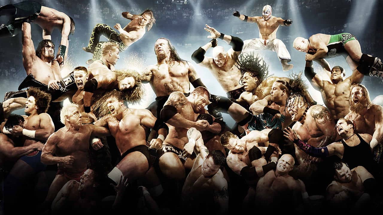 WWE Royal Rumble 2007 backdrop
