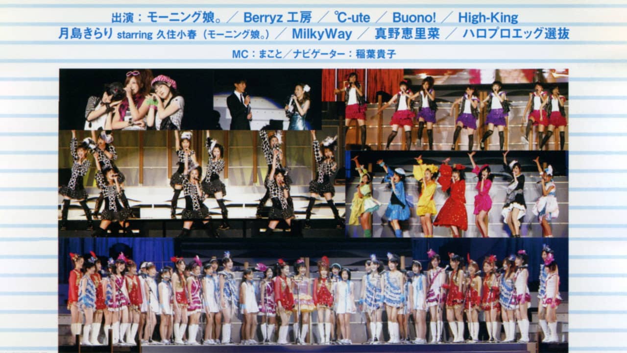 Hello! Project 2008 Summer Wonderful Hearts Kouen ~Hishochi de Date Itashima SHOW~ backdrop