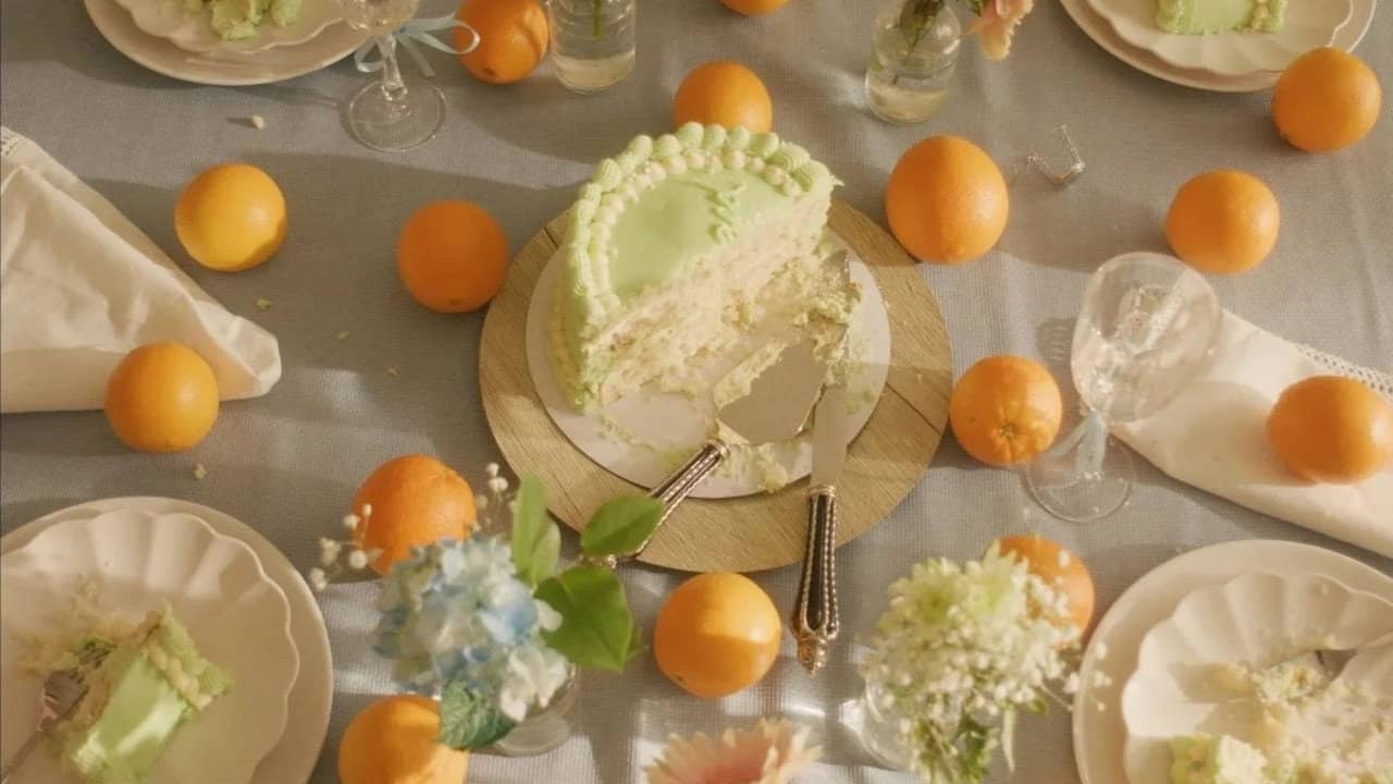 Oranges backdrop