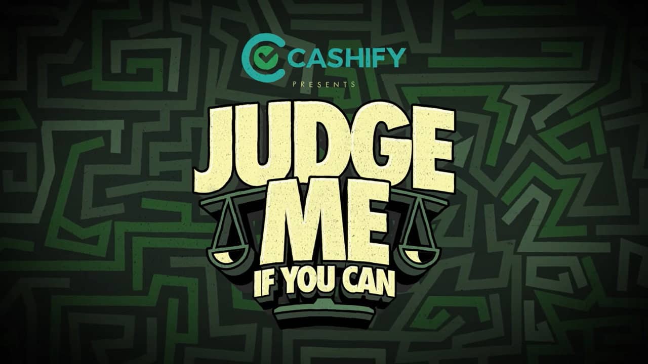 Judge Me If You Can! backdrop