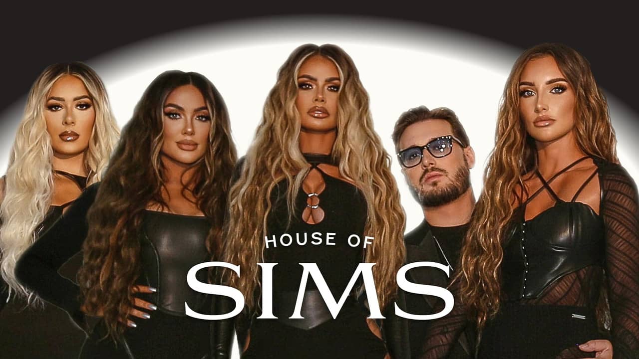 House of Sims backdrop