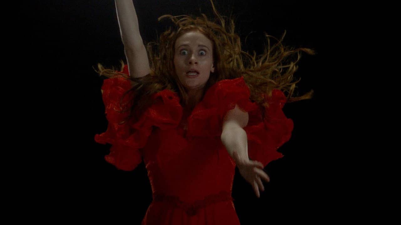 The Red Hourglass backdrop