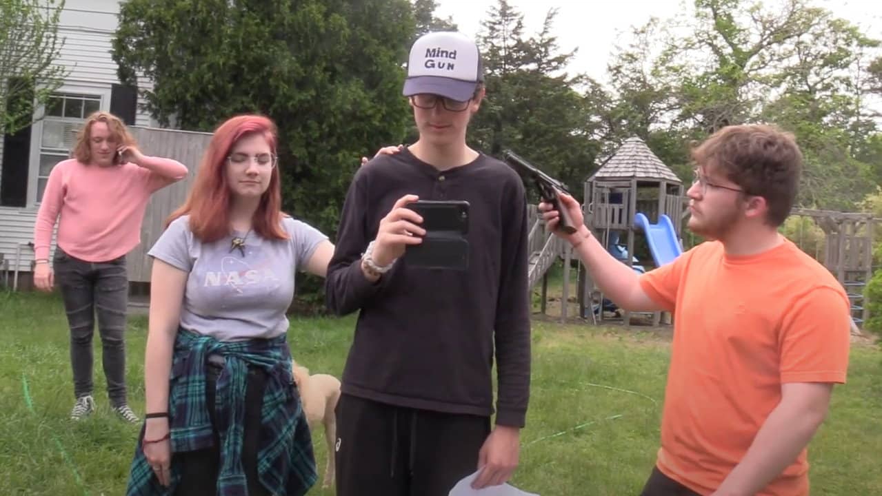 Mind Gun backdrop