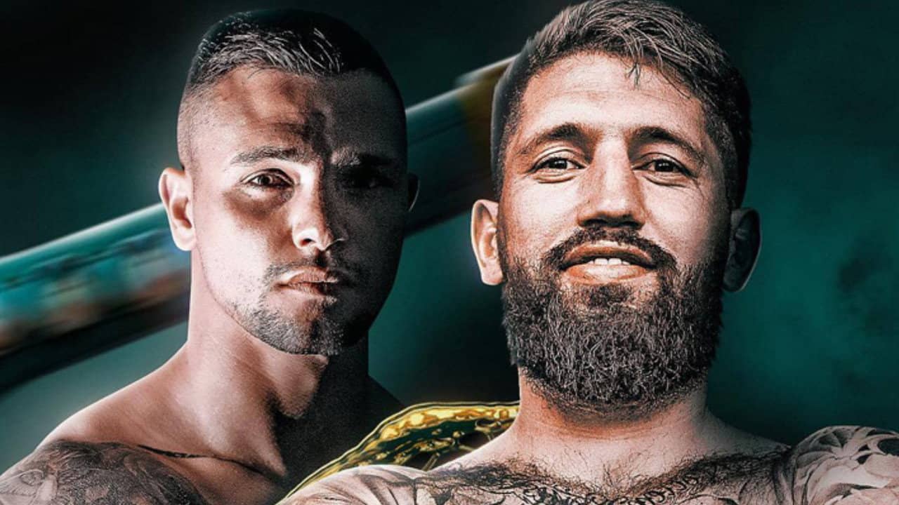 Kevin Lerena vs. Senad Gashi backdrop