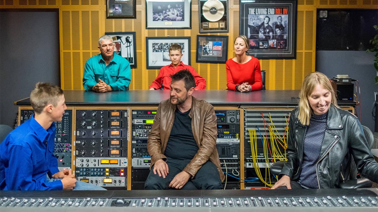 The Recording Studio backdrop