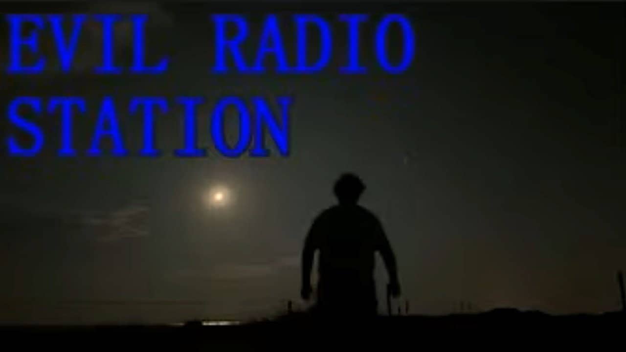 Evil Radio Station backdrop