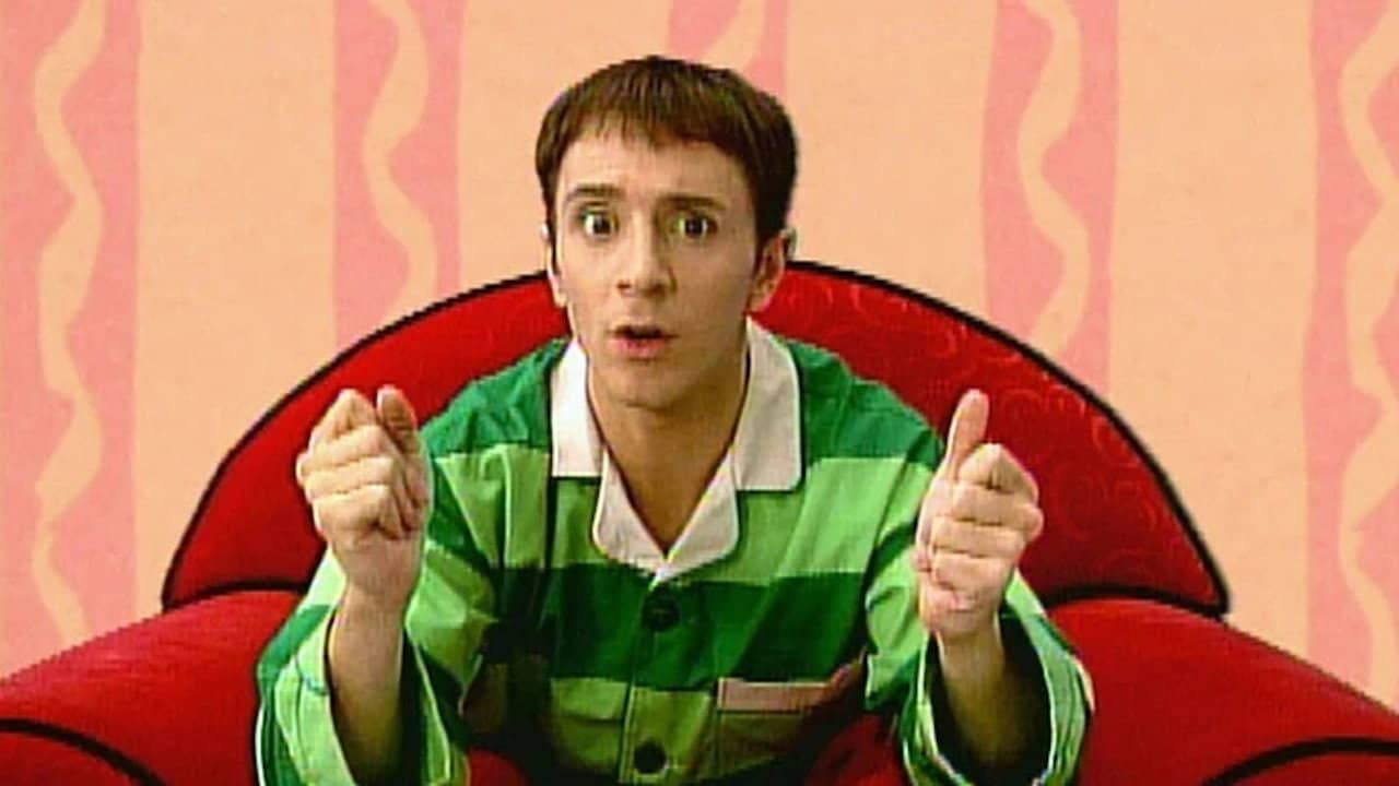 Blue's Clues: Blue's Big Pajama Party backdrop