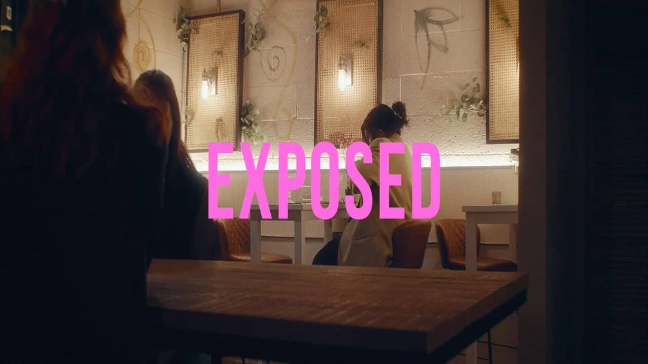 Exposed backdrop