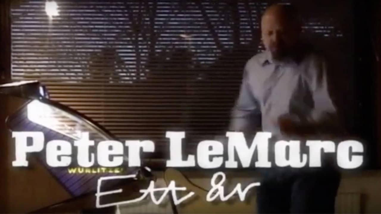 Peter LeMarc - ett år backdrop