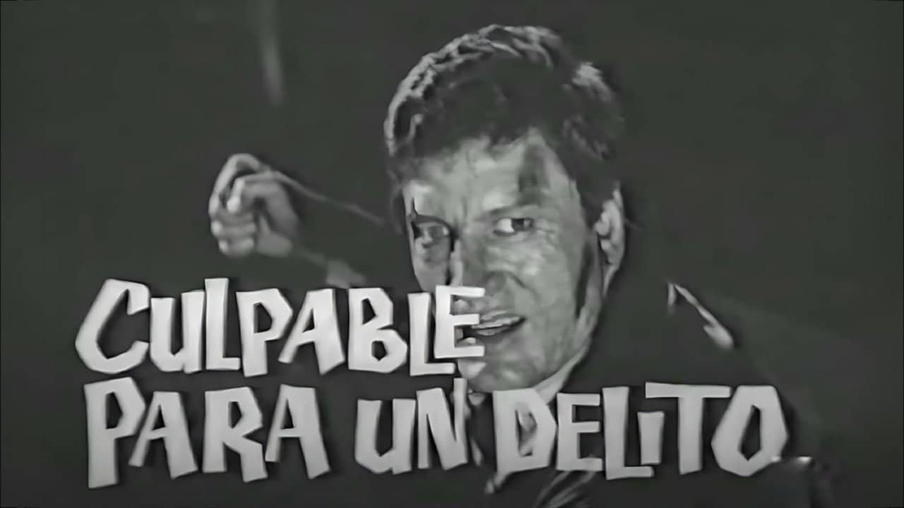 Culpable para un delito backdrop