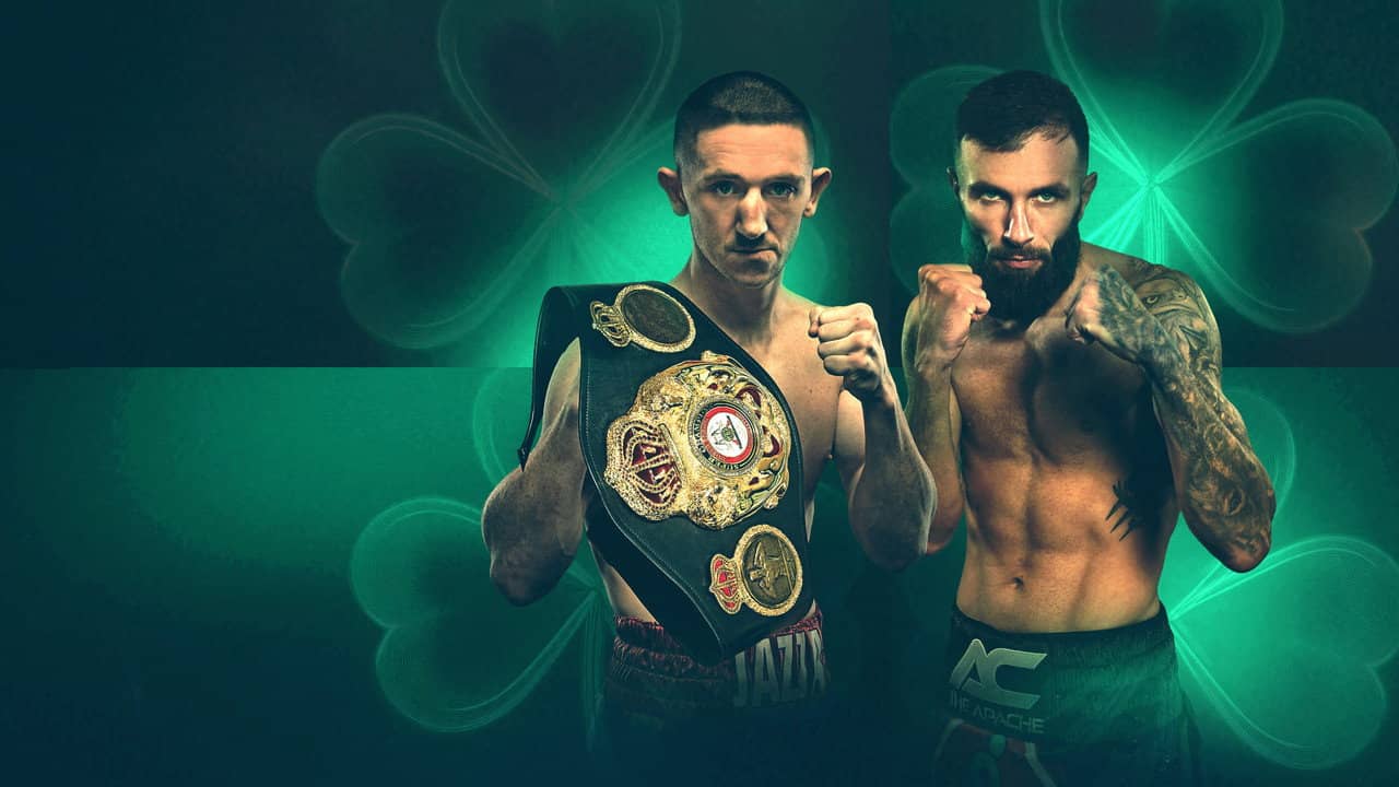 Jazza Dickens vs. Anthony Cacace backdrop