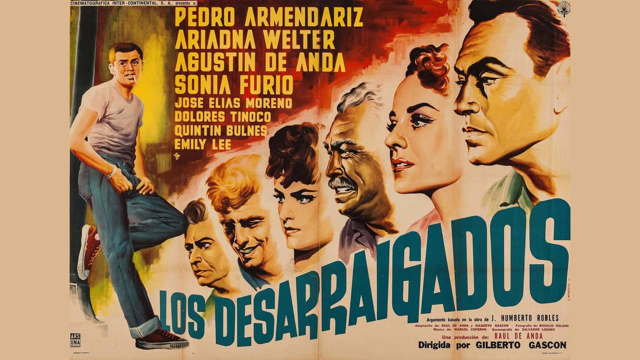 Los desarraigados backdrop
