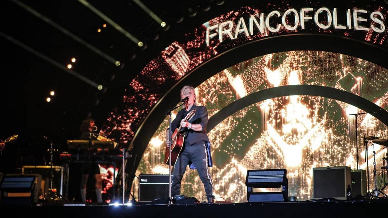 Jean-Louis Aubert aux Francofolies 2025 backdrop