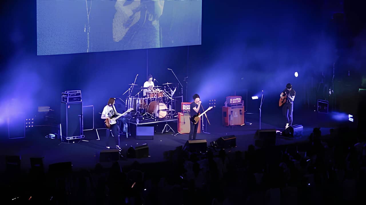 CNBLUE 2nd Official Fanclub Event 2011~ Welcome to BOICE JAPAN II ~ backdrop