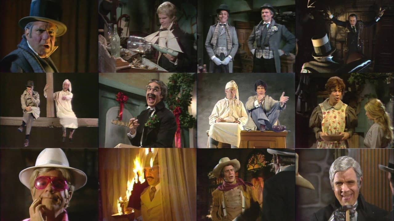 Rich Little's Christmas Carol backdrop