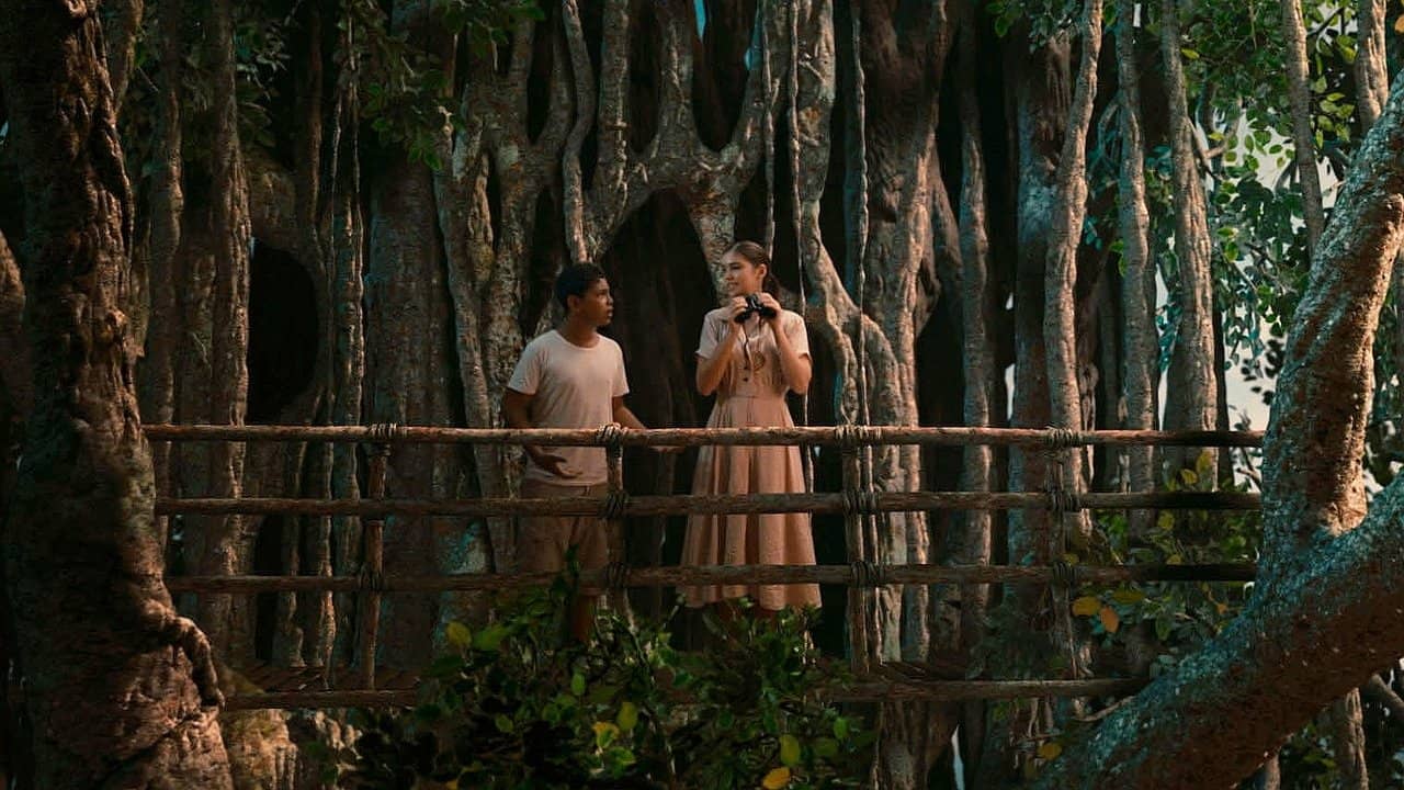 Dinosaur Island backdrop