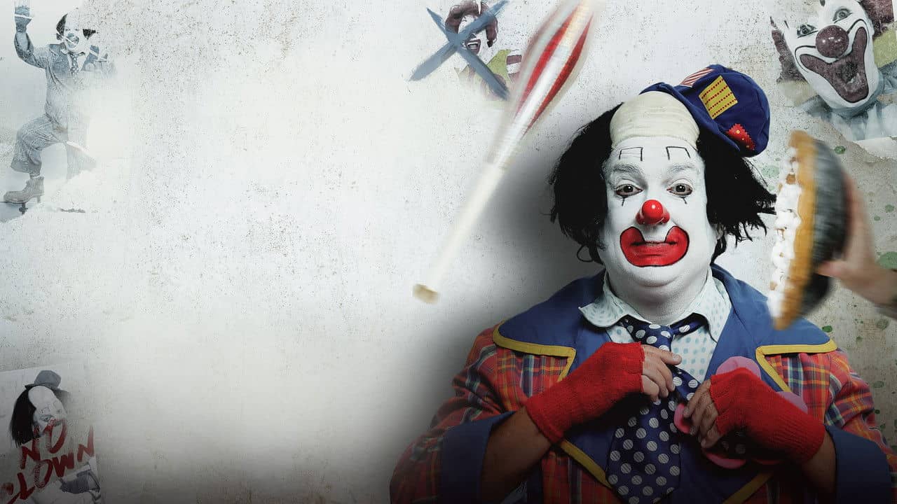 American Clown backdrop