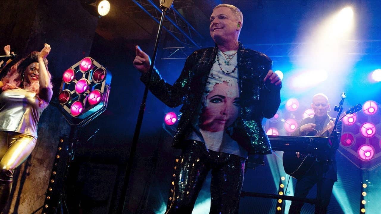 Erasure - Berlin Live backdrop