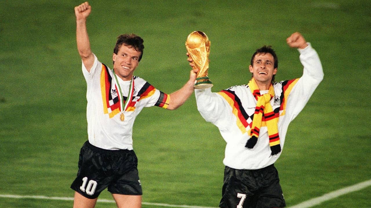 Wir haben den Pokal backdrop