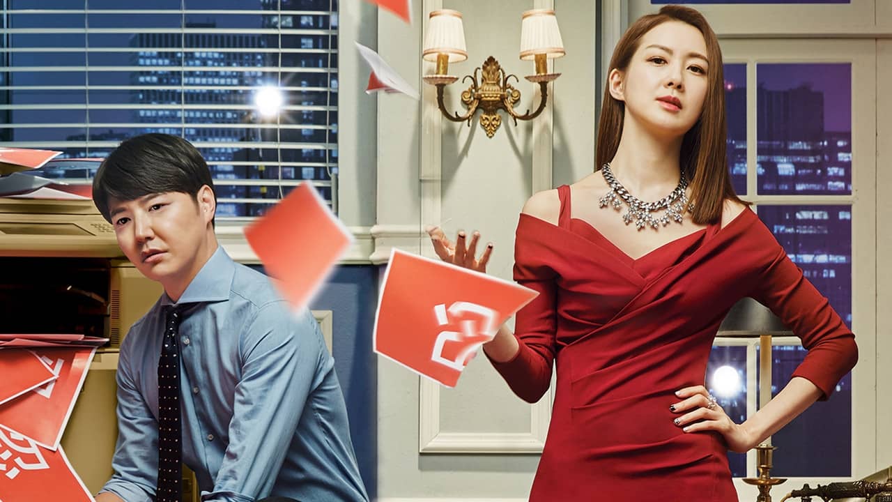 Ms. Temper & Nam Jung Gi backdrop