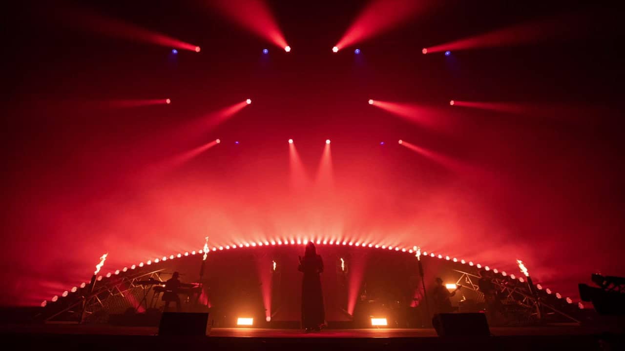 Aimer Hall Tour 19/20 “rouge de bleu” 東京公演 ~rouge de bleu~ backdrop