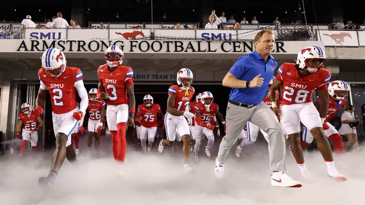 Thunder On: Resurgence of the SMU Mustangs backdrop