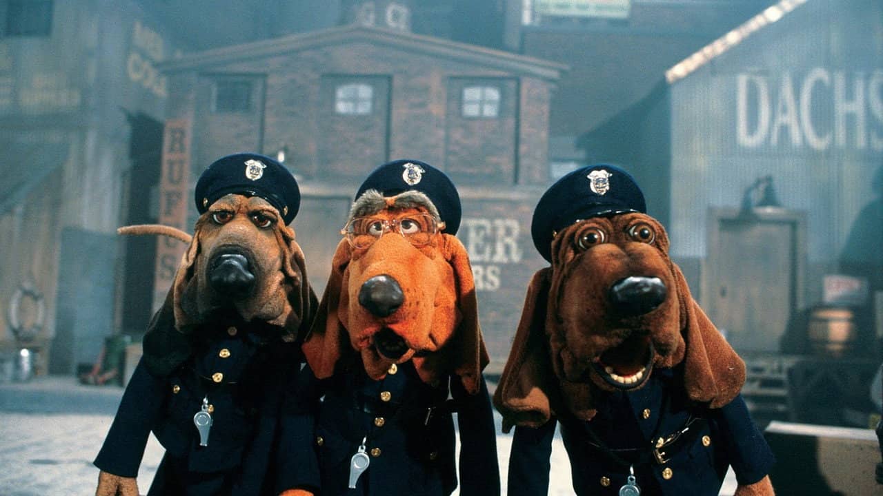 Dog City backdrop