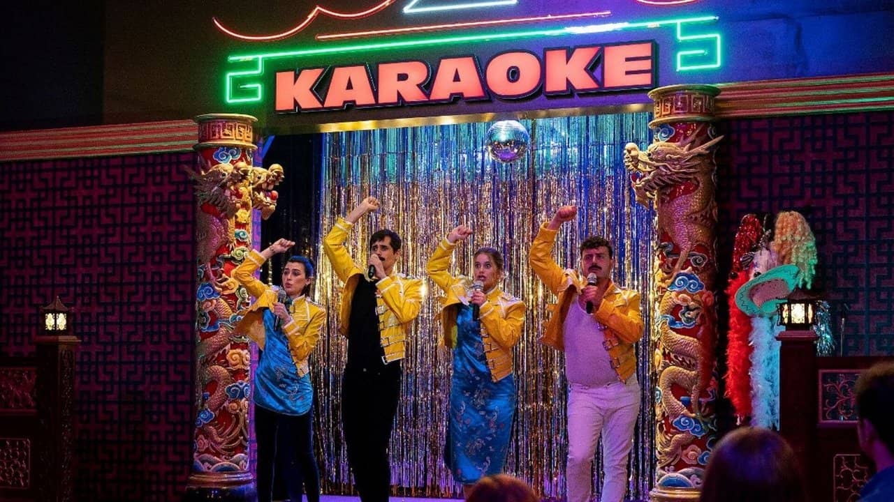 L’última nit del karaoke backdrop