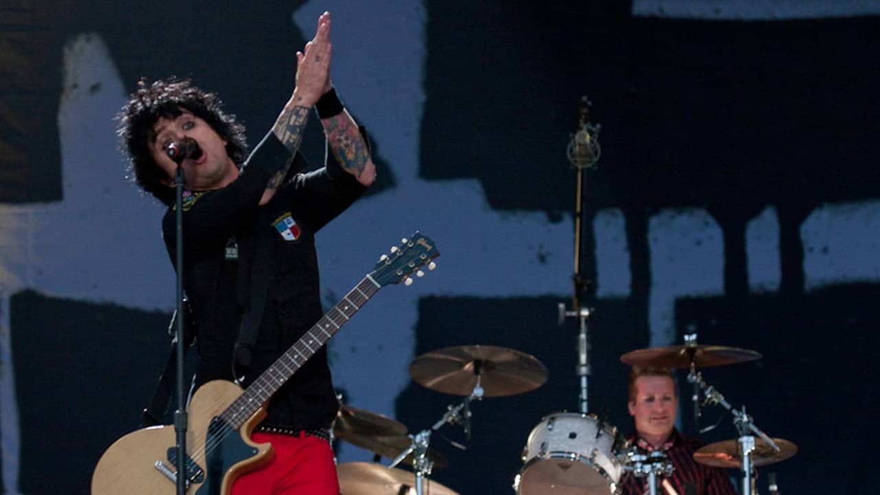 Green Day - Pinkpop 2010 backdrop