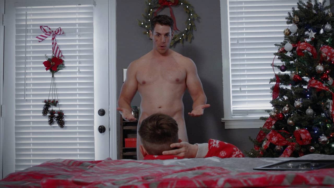 Christmas Coming Out backdrop