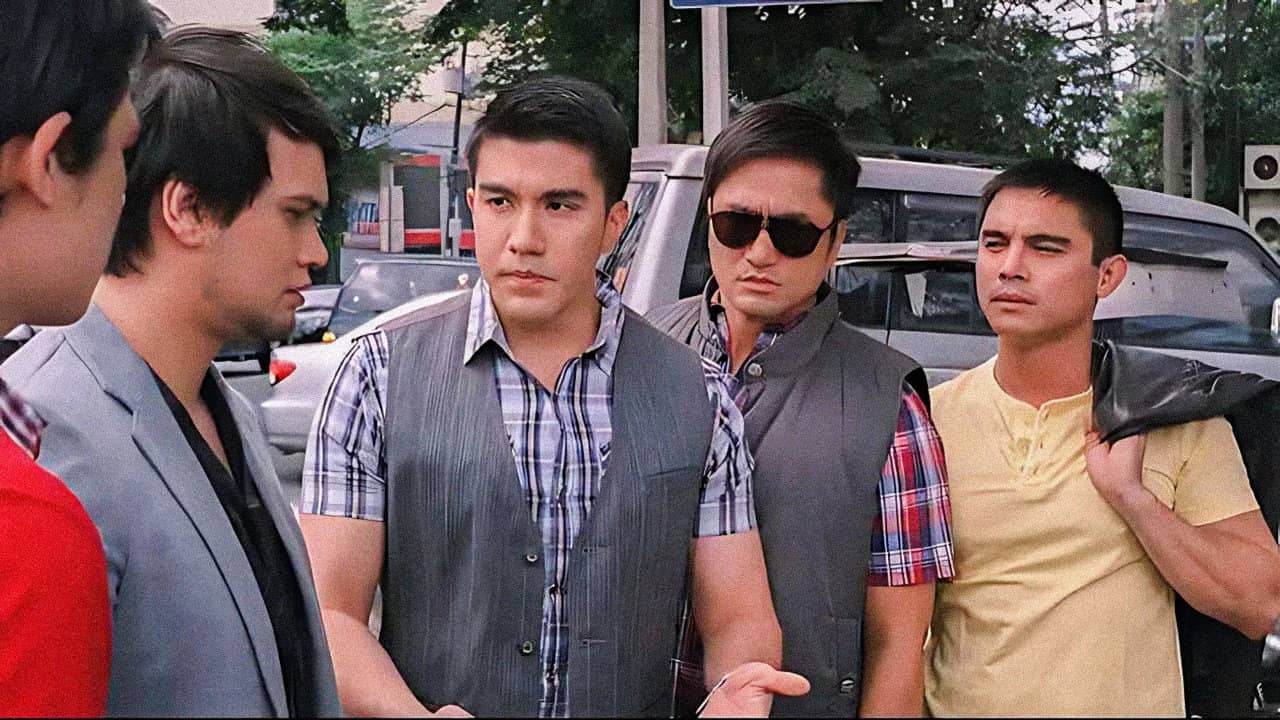 Moron 5 and the Crying Lady backdrop