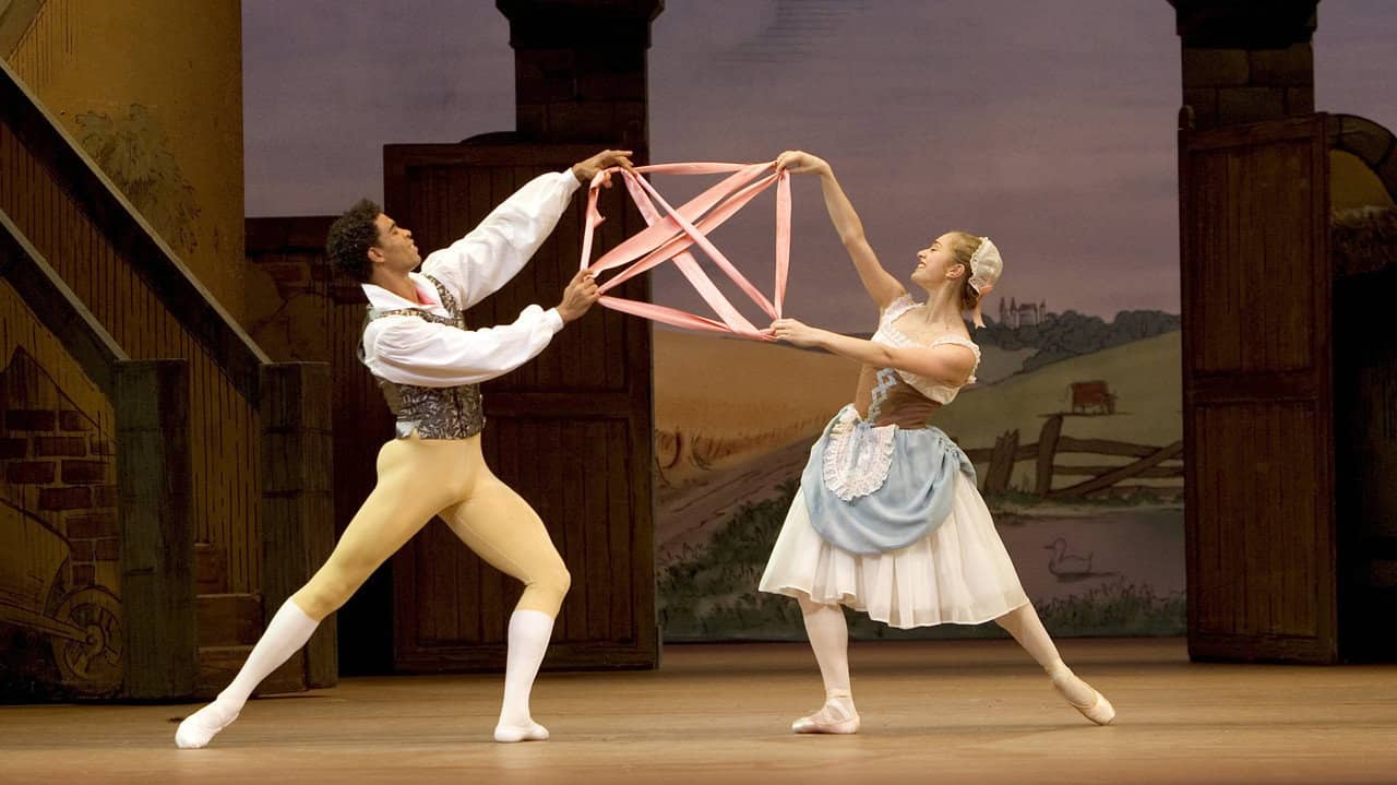 La Fille mal gardée backdrop