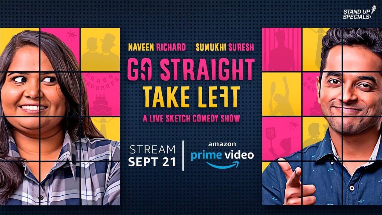 Go Straight Take Left backdrop