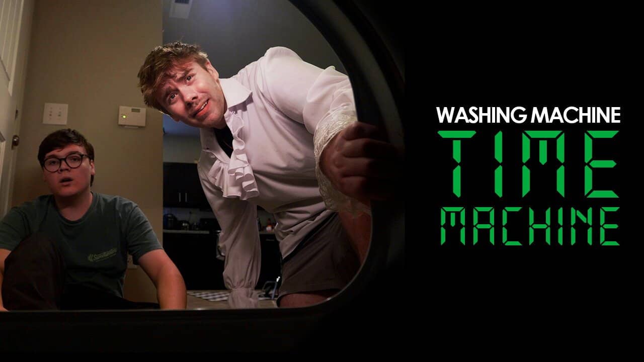 Washing Machine Time Machine backdrop