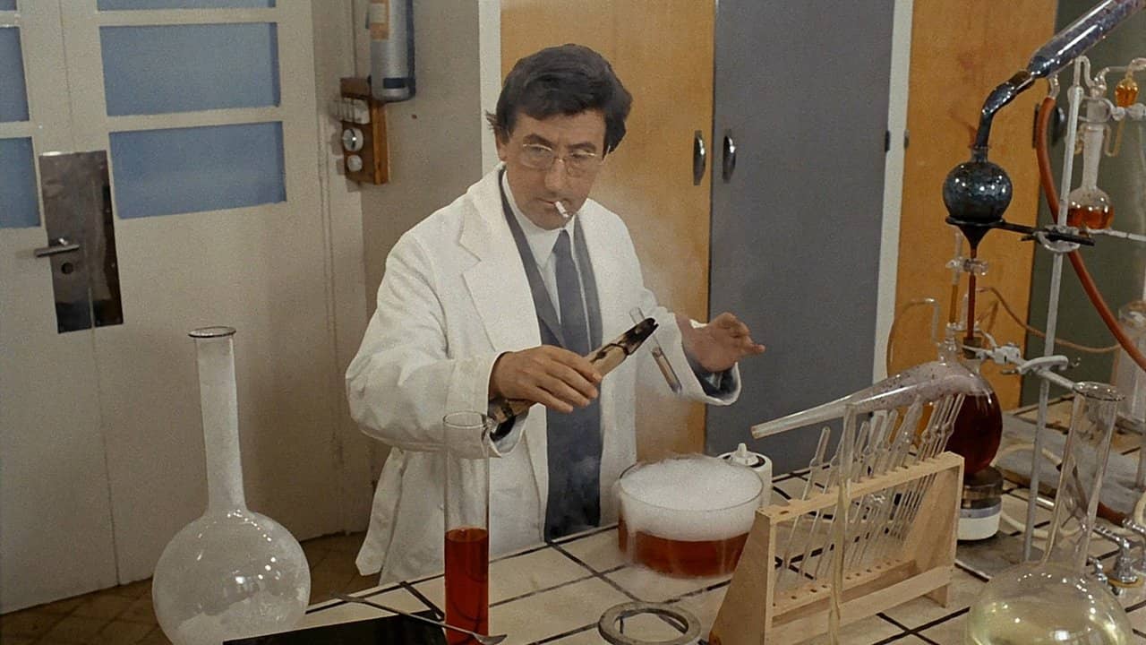The Madman of Lab Four backdrop