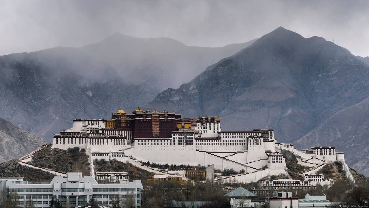 Undercover in Tibet backdrop