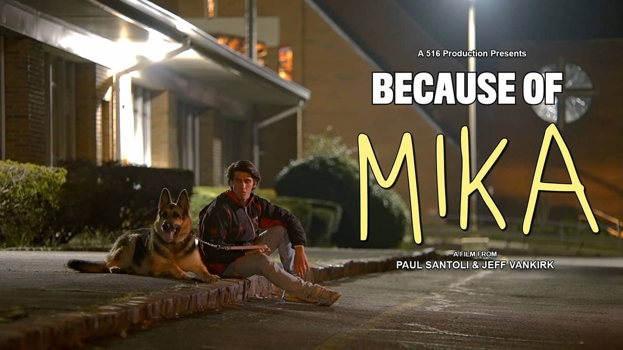 Because of Mika backdrop
