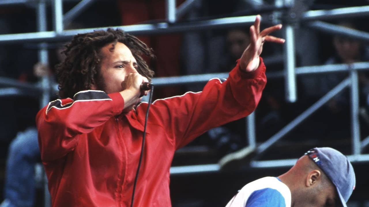 Rage Against the Machine: Tibetan Freedom Concert 1996 backdrop