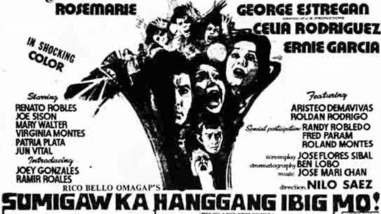 Sumigaw ka hanggang ibig mo! backdrop