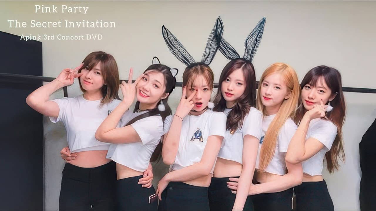 Apink 3rd Concert "Pink Party" backdrop
