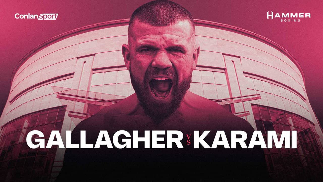 Paddy Gallagher vs. Bahadur Karami backdrop