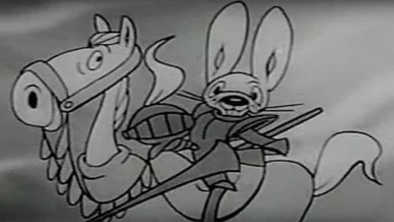 Crusader Rabbit backdrop