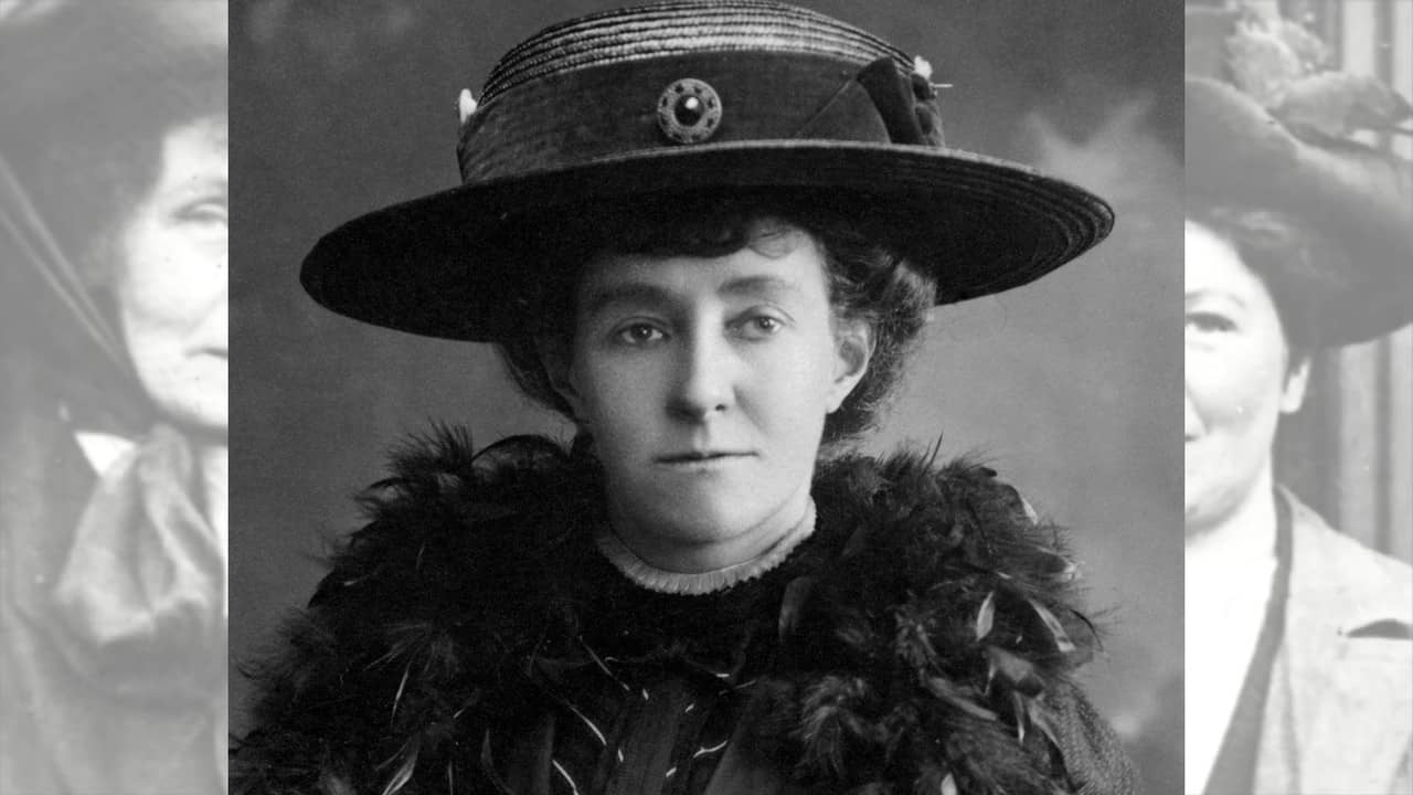 Clare Balding's Secrets of a Suffragette backdrop