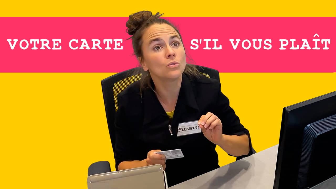 Votre carte s'il vous plaît backdrop