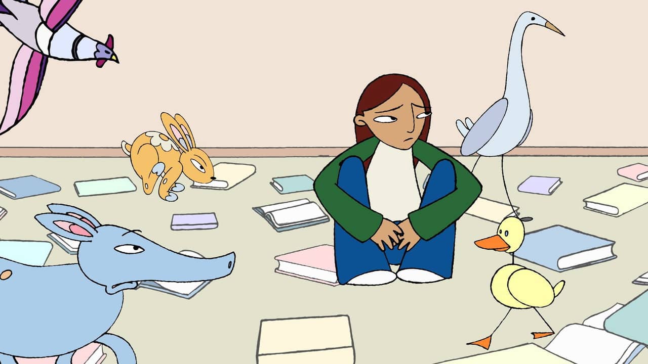 The Girl Who Hated Books backdrop