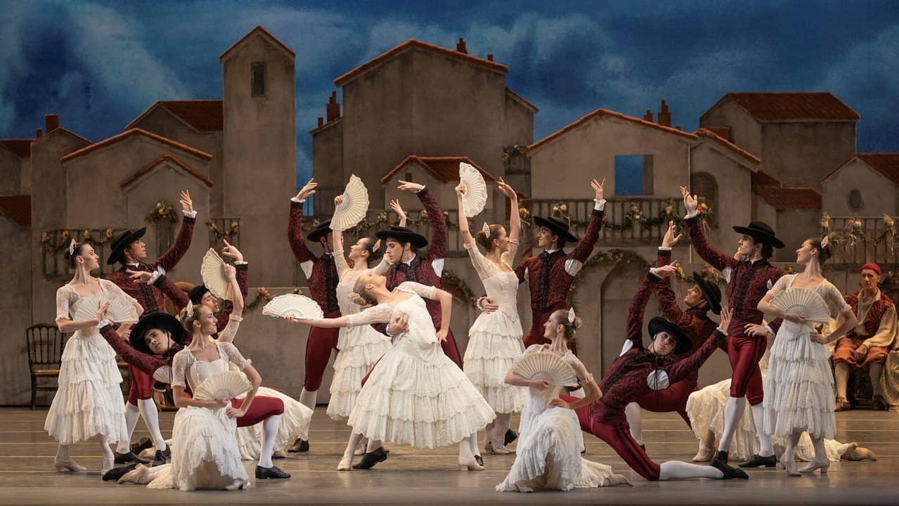 Royal Opera House: Don Quixote backdrop