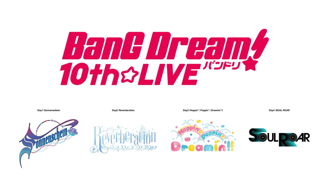 BanG Dream! 10th☆LIVE DAY1:Roselia「Sonnenschein」 backdrop